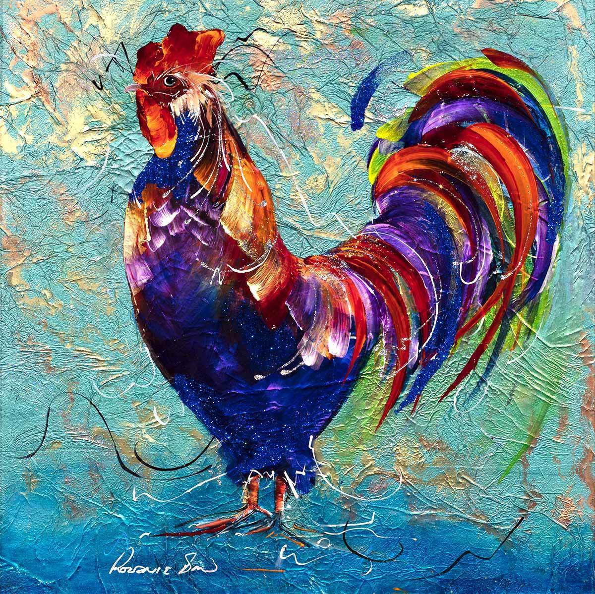 Morning Call - SOLD by artist Rozanne Bell - Wyecliffe Galleries