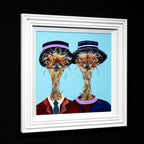 Mr and Mrs Beak - Original - SOLD by artist Rozanne Bell - Wyecliffe Galleries