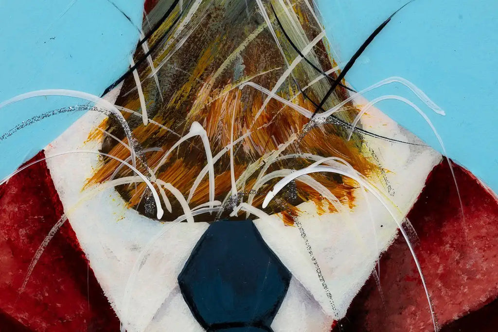 Mr and Mrs Beak - Original - SOLD by artist Rozanne Bell - Wyecliffe Galleries