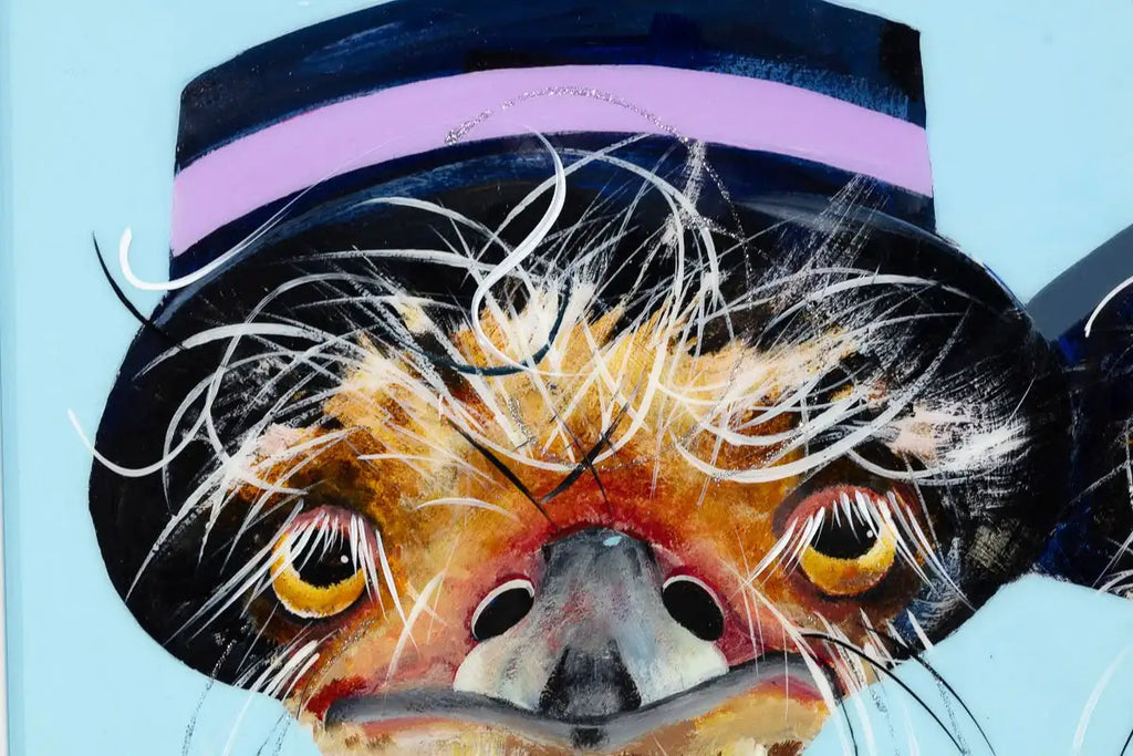 Mr and Mrs Beak - Original - SOLD by artist Rozanne Bell - Wyecliffe Galleries