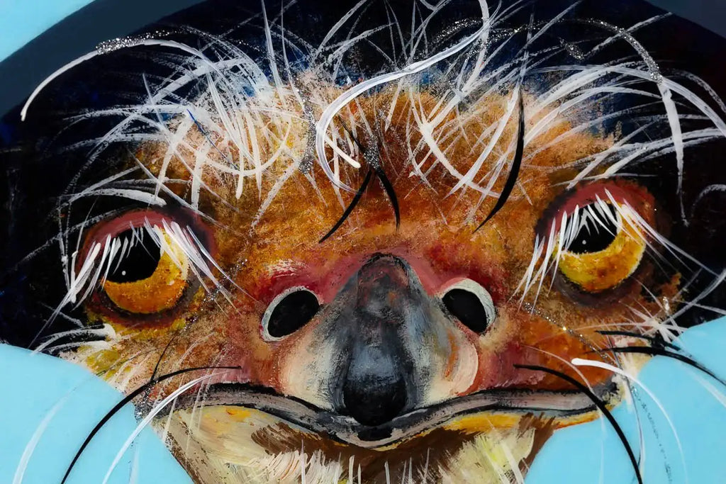 Mr and Mrs Beak - Original - SOLD by artist Rozanne Bell - Wyecliffe Galleries