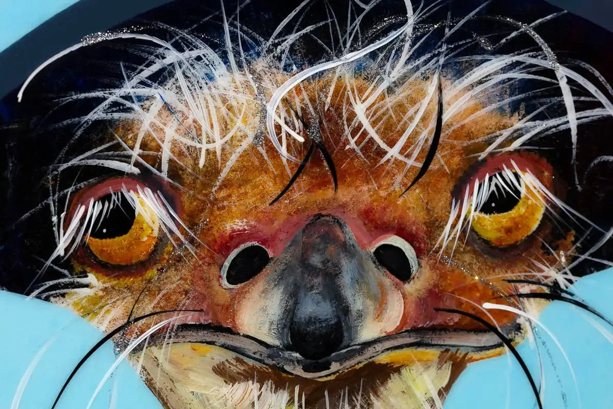 Mr and Mrs Beak - Original - SOLD by artist Rozanne Bell - Wyecliffe Galleries