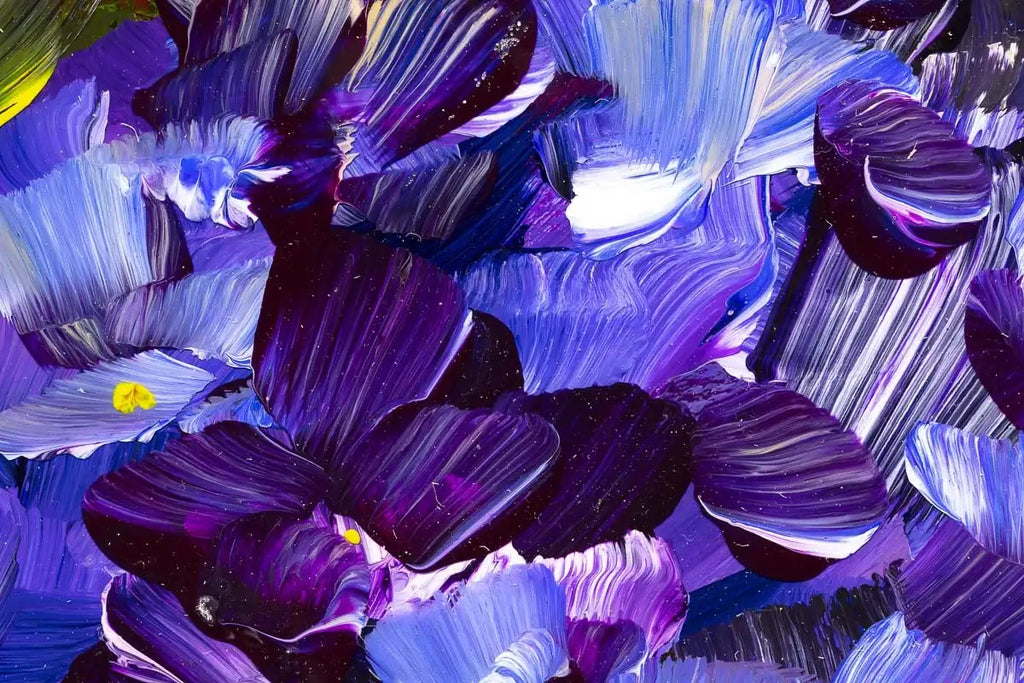 Multi Bloom - Original - SOLD by artist Rozanne Bell - Wyecliffe Galleries