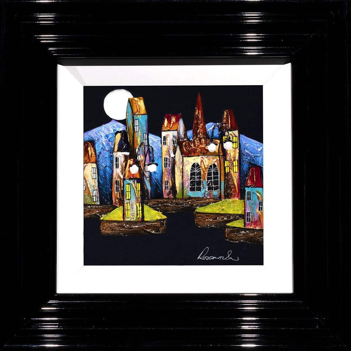 Mystic Moonlight - Original - SOLD by artist Rozanne Bell - Wyecliffe Galleries