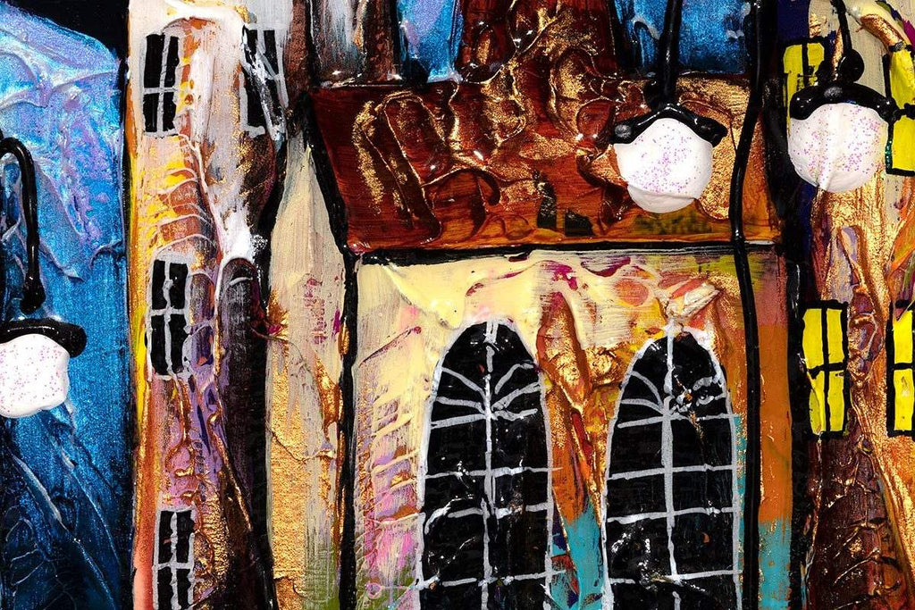 Mystic Moonlight - Original - SOLD by artist Rozanne Bell - Wyecliffe Galleries