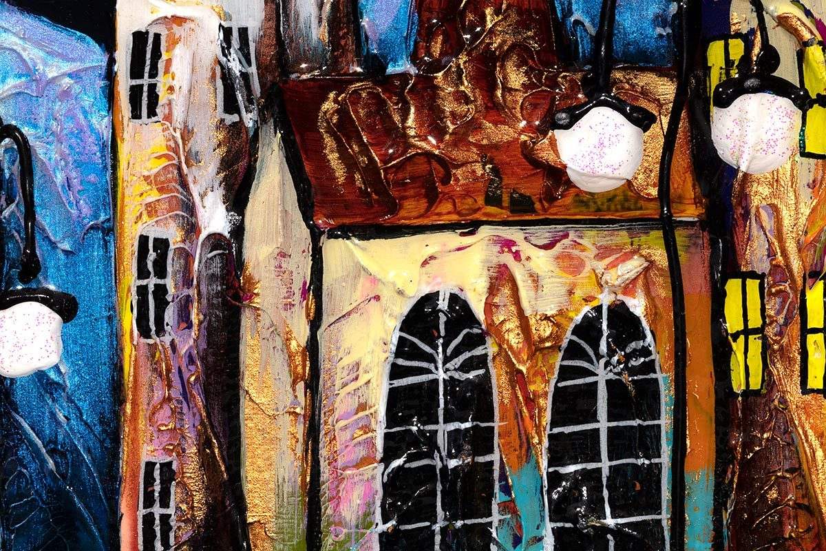 Mystic Moonlight - Original - SOLD by artist Rozanne Bell - Wyecliffe Galleries