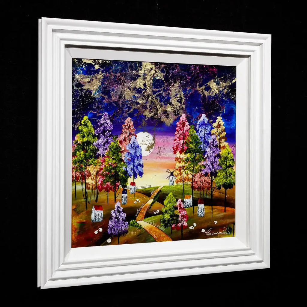 Mystical Views - Original - SOLD by artist Rozanne Bell - Wyecliffe Galleries