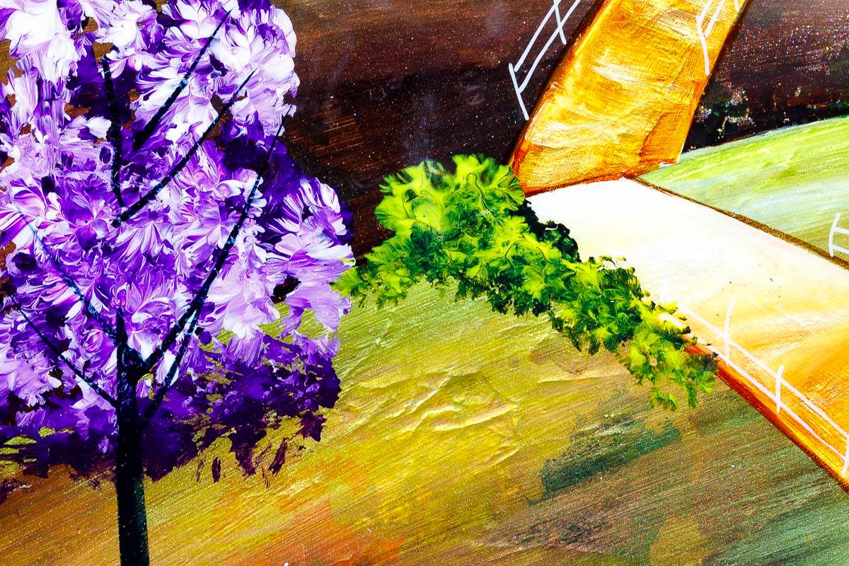 Mystical Views - Original - SOLD by artist Rozanne Bell - Wyecliffe Galleries