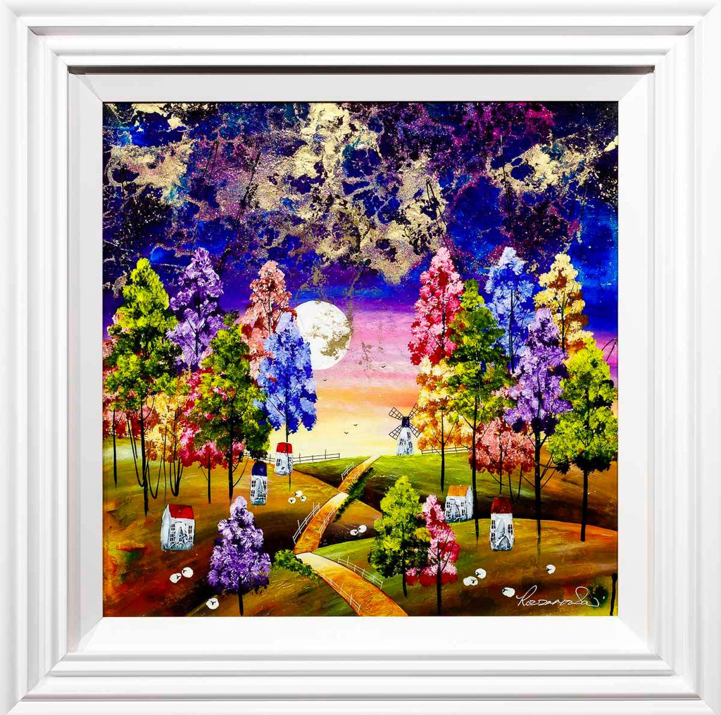 Mystical Views - Original - SOLD by artist Rozanne Bell - Wyecliffe Galleries