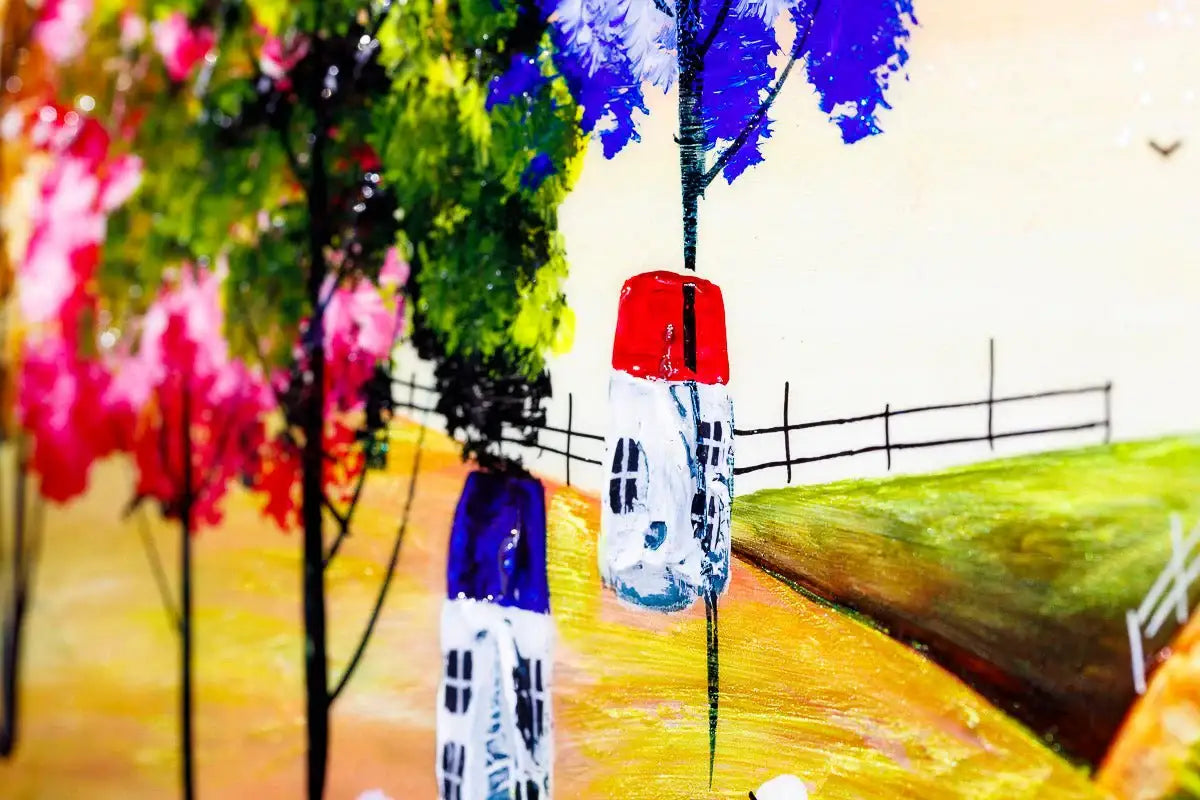 Mystical Views - Original - SOLD by artist Rozanne Bell - Wyecliffe Galleries