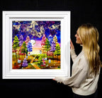 Mystical Views - Original - SOLD by artist Rozanne Bell - Wyecliffe Galleries