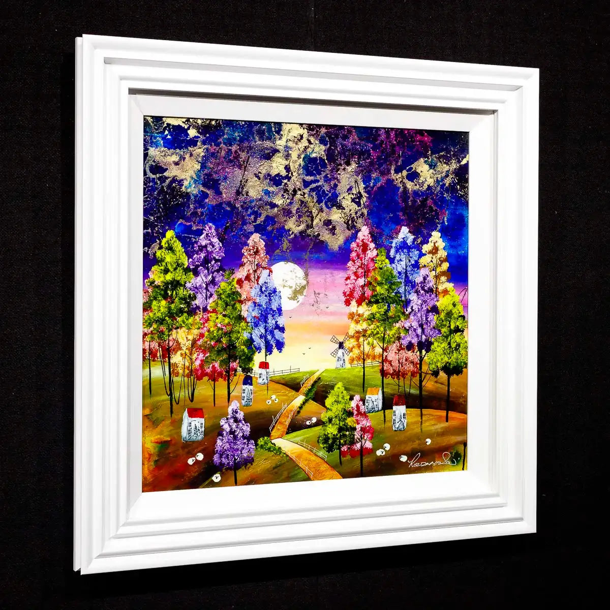 Mystical Views - Original - SOLD by artist Rozanne Bell - Wyecliffe Galleries