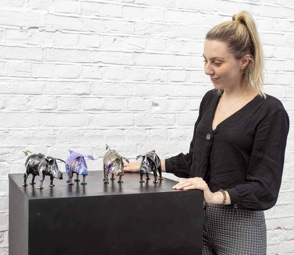 Napoleon - Original Sculpture - SOLD by artist Rozanne Bell - Wyecliffe Galleries