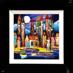 Night Lights - Original - SOLD by artist Rozanne Bell - Wyecliffe Galleries