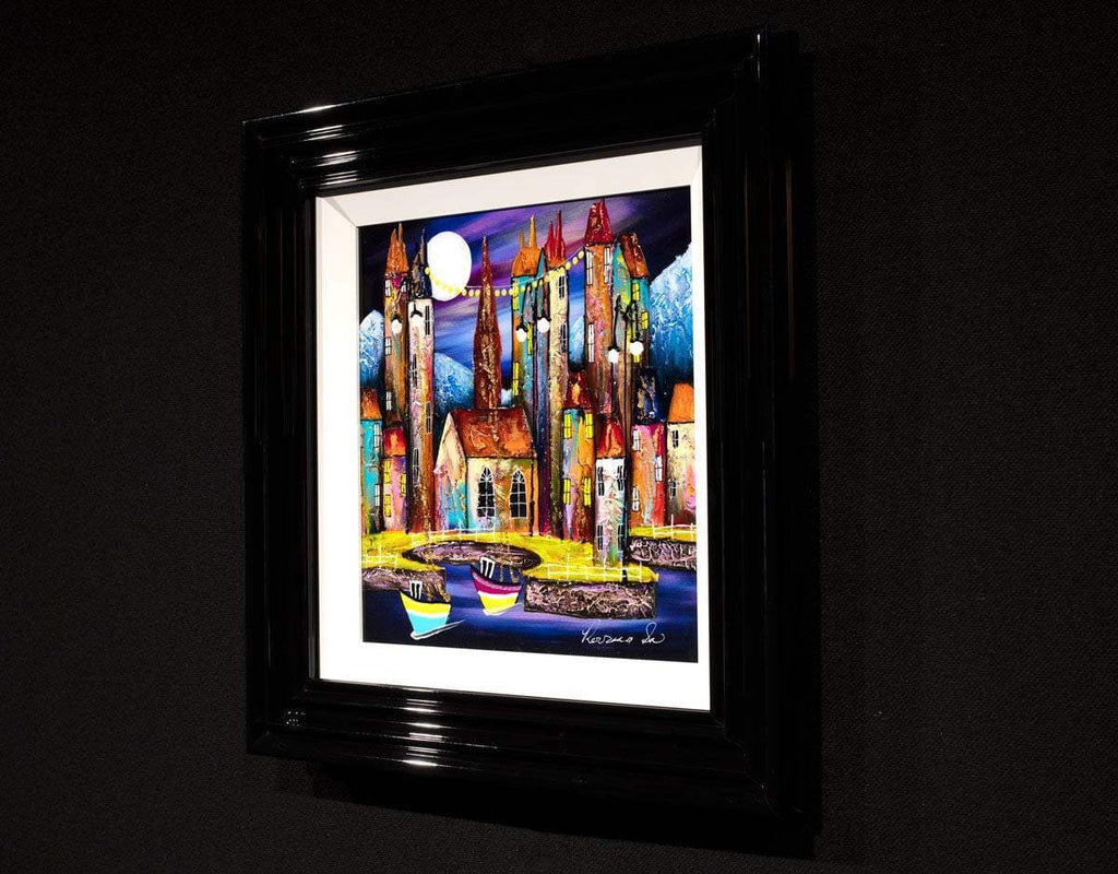 Night Lights - Original - SOLD by artist Rozanne Bell - Wyecliffe Galleries