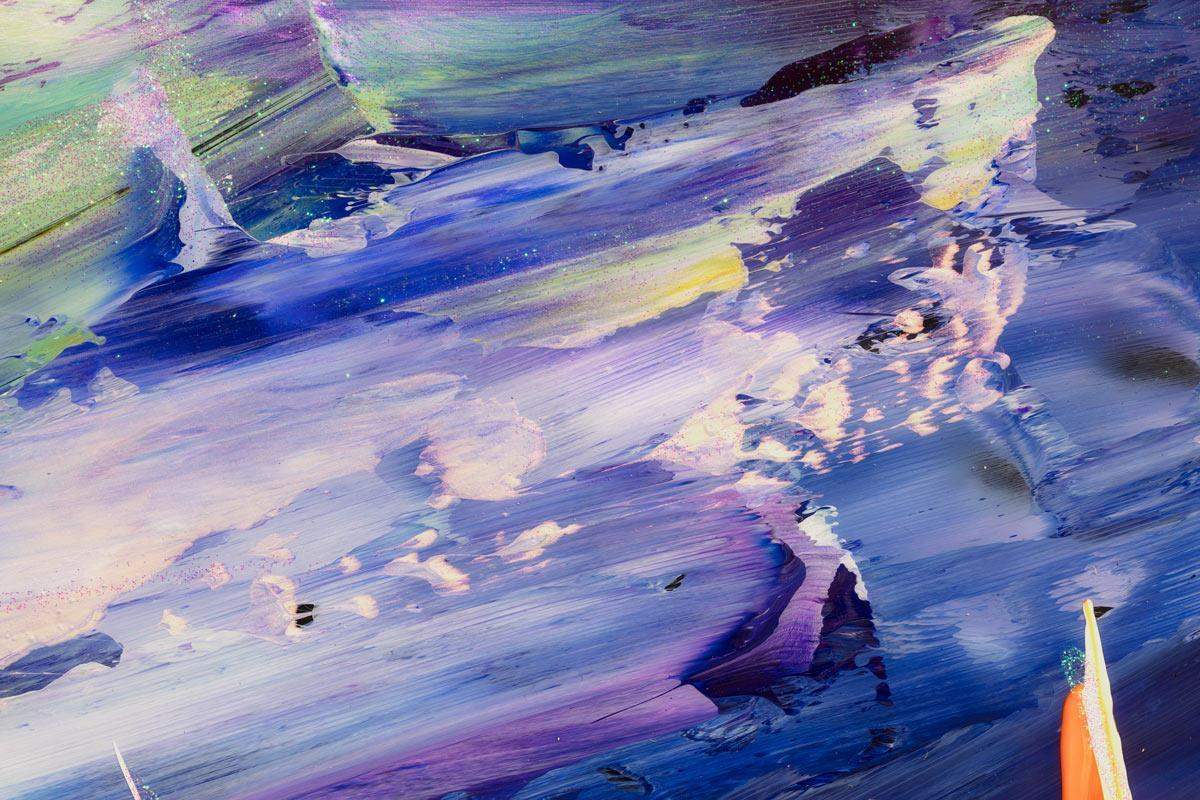 Night Sailing - Original - SOLD by artist Rozanne Bell - Wyecliffe Galleries