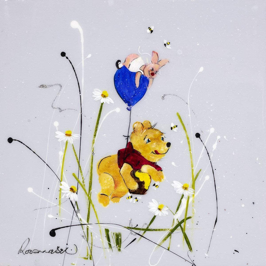 Nobody can be uncheered with a Balloon - Original - SOLD by artist Rozanne Bell - Wyecliffe Galleries