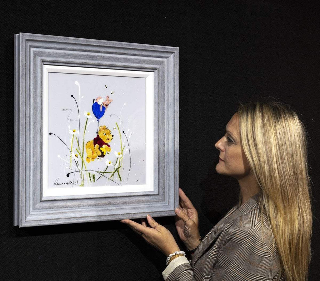 Nobody can be uncheered with a Balloon - Original - SOLD by artist Rozanne Bell - Wyecliffe Galleries