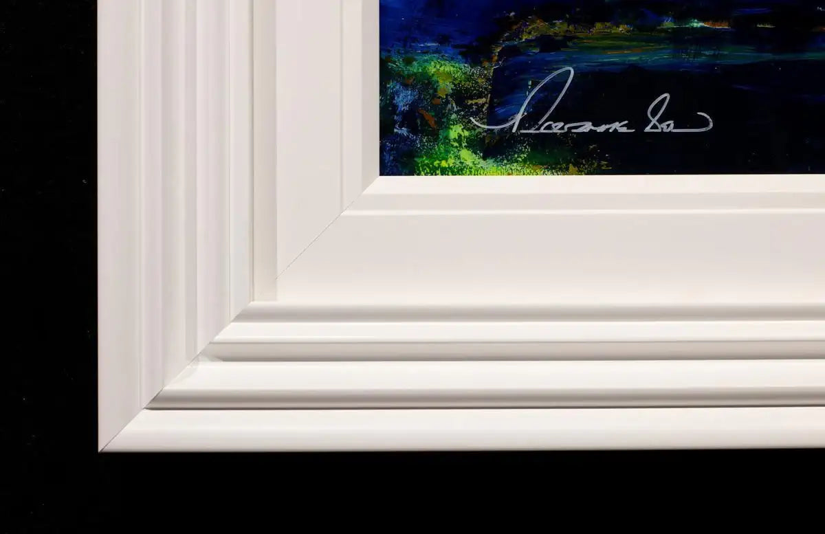 Northern Lights - Original - SOLD by artist Rozanne Bell - Wyecliffe Galleries