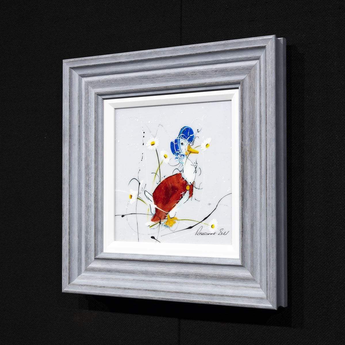 Now Run Along and Don't Get Into Any Mischief - SOLD by artist Rozanne Bell - Wyecliffe Galleries