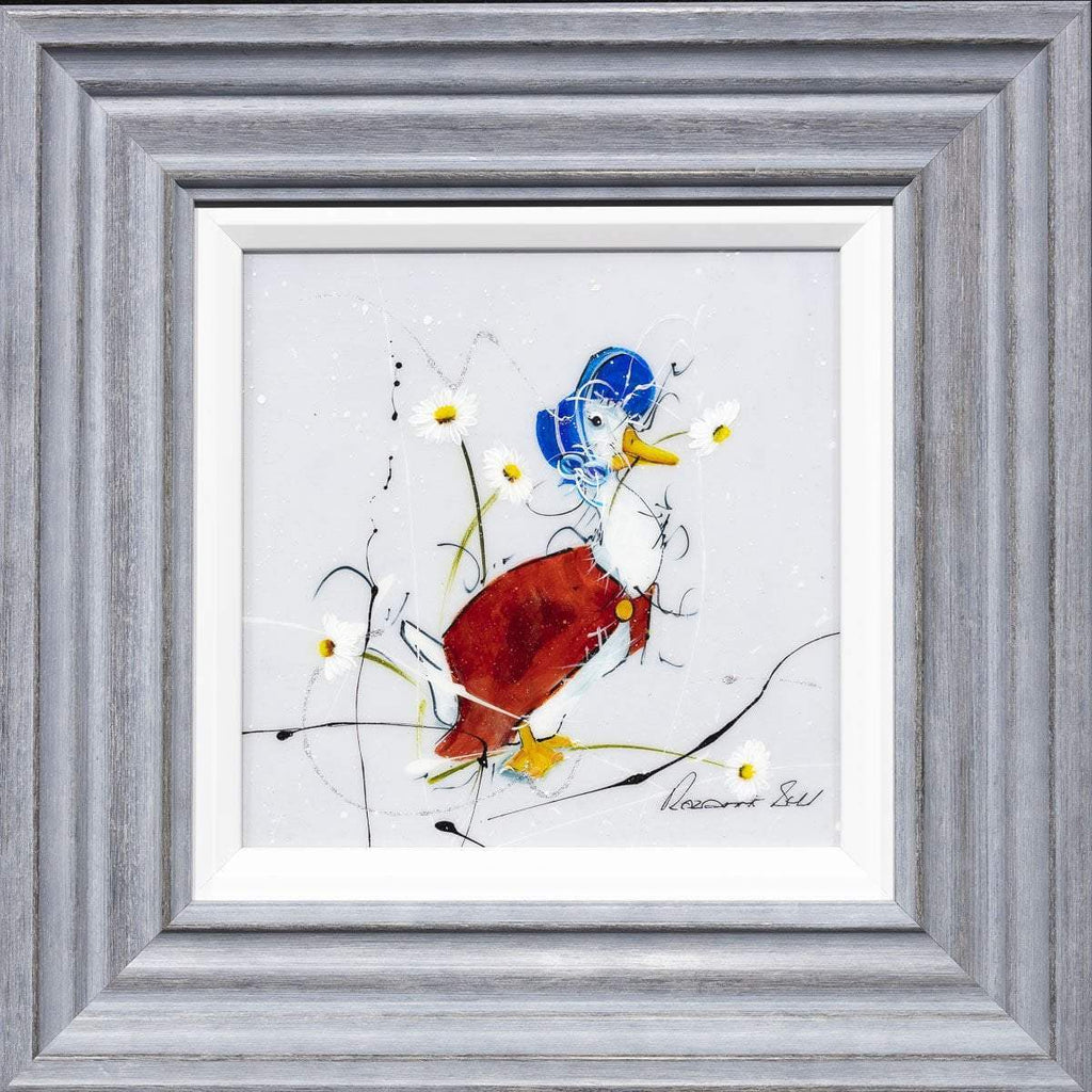 Now Run Along and Don't Get Into Any Mischief - SOLD by artist Rozanne Bell - Wyecliffe Galleries