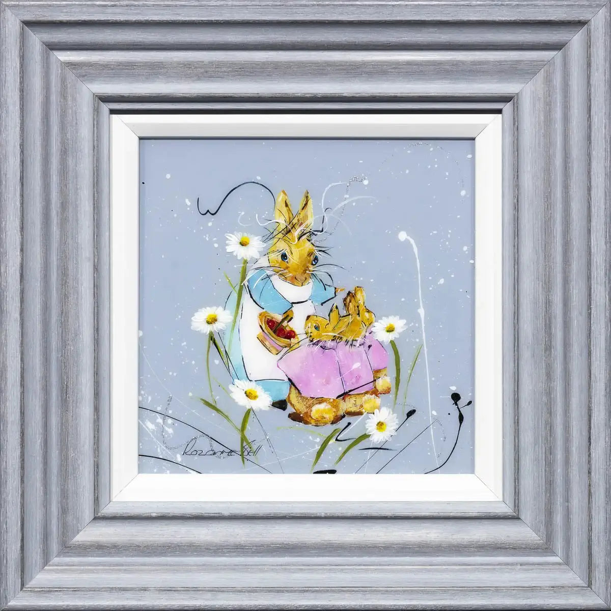 Now Run Along and Don't Get Into Any Mischief - SOLD by artist Rozanne Bell - Wyecliffe Galleries