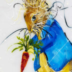 Now Run Along and Don't Get Into Any Mischief - SOLD by artist Rozanne Bell - Wyecliffe Galleries