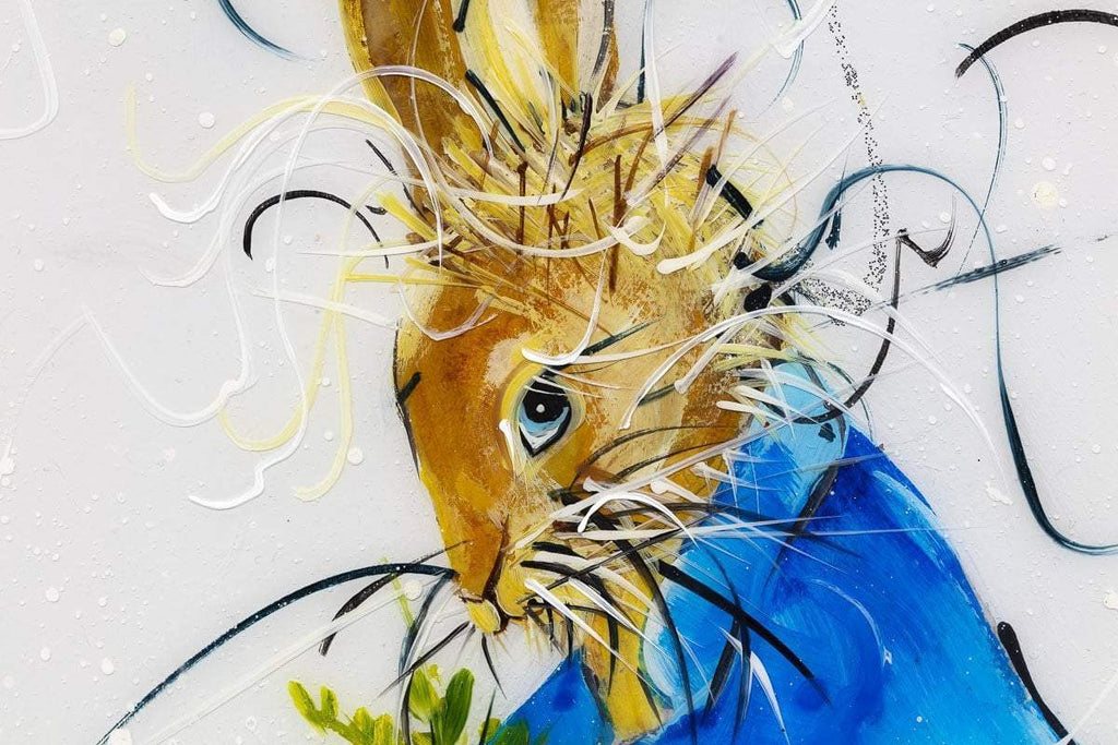 Now Run Along and Don't Get Into Any Mischief - SOLD by artist Rozanne Bell - Wyecliffe Galleries