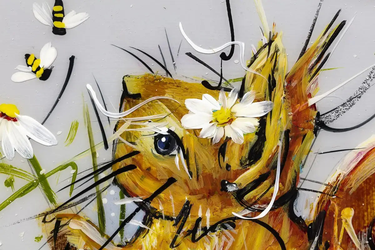 Now Run Along and Don't Get Into Any Mischief - SOLD by artist Rozanne Bell - Wyecliffe Galleries