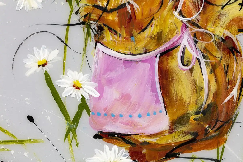 Now Run Along and Don't Get Into Any Mischief - SOLD by artist Rozanne Bell - Wyecliffe Galleries