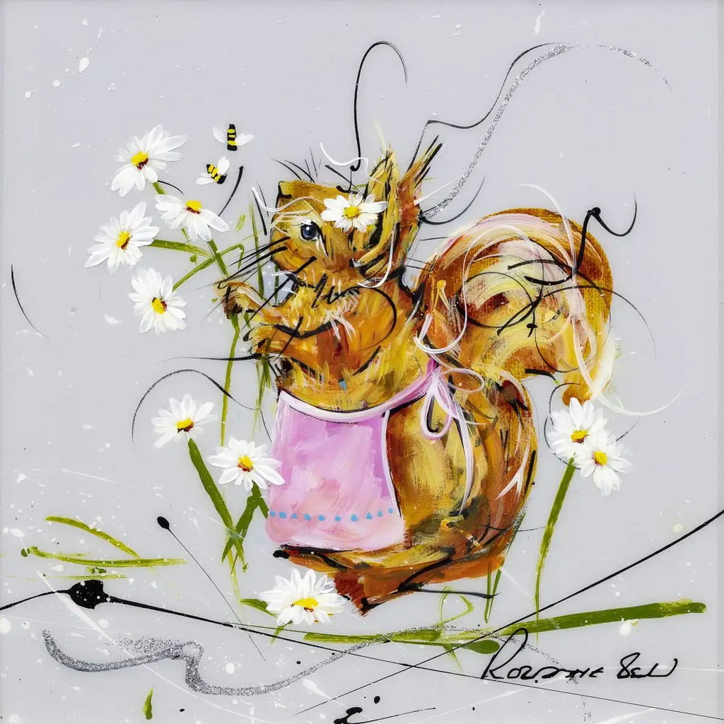 Now Run Along and Don't Get Into Any Mischief - SOLD by artist Rozanne Bell - Wyecliffe Galleries