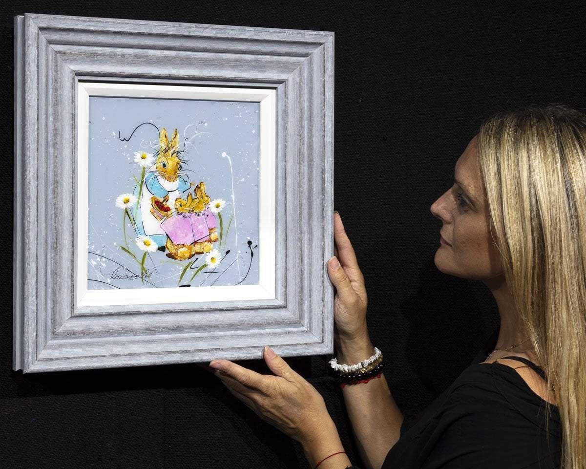 Now Run Along and Don't Get Into Any Mischief - SOLD by artist Rozanne Bell - Wyecliffe Galleries