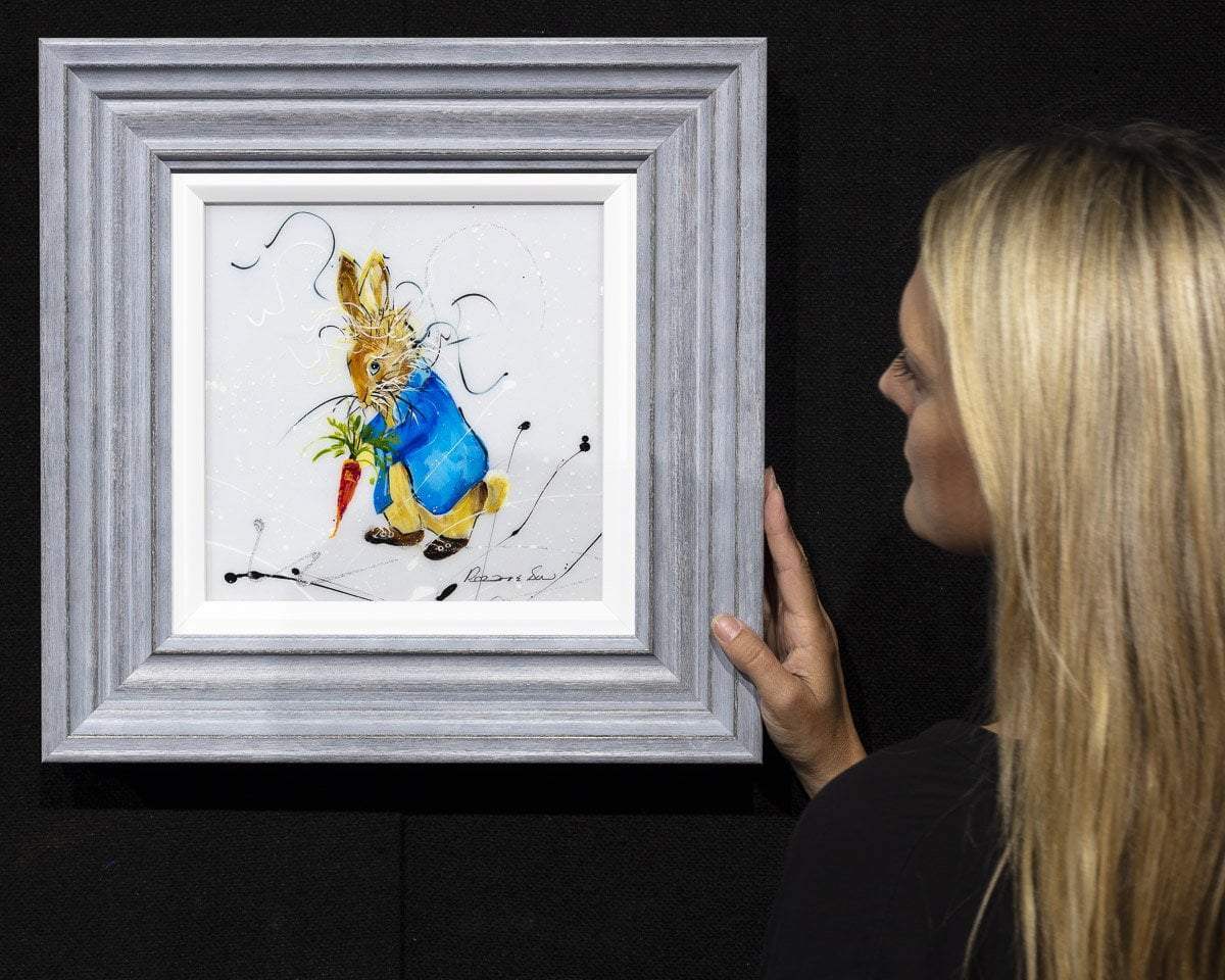 Now Run Along and Don't Get Into Any Mischief - SOLD by artist Rozanne Bell - Wyecliffe Galleries