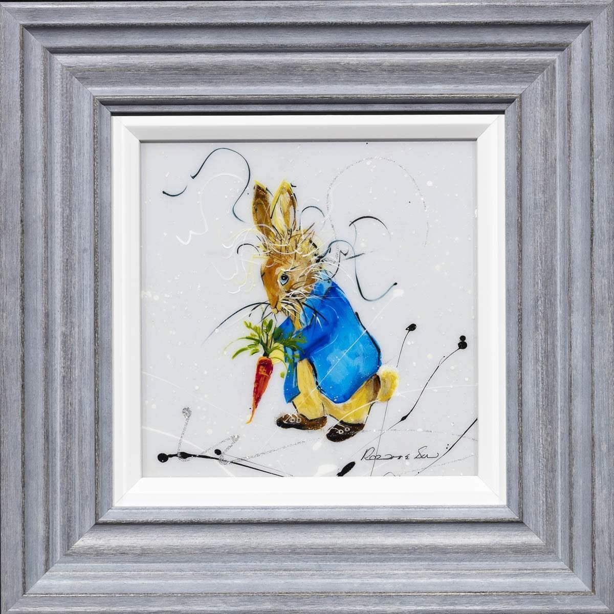Now Run Along and Don't Get Into Any Mischief - SOLD by artist Rozanne Bell - Wyecliffe Galleries