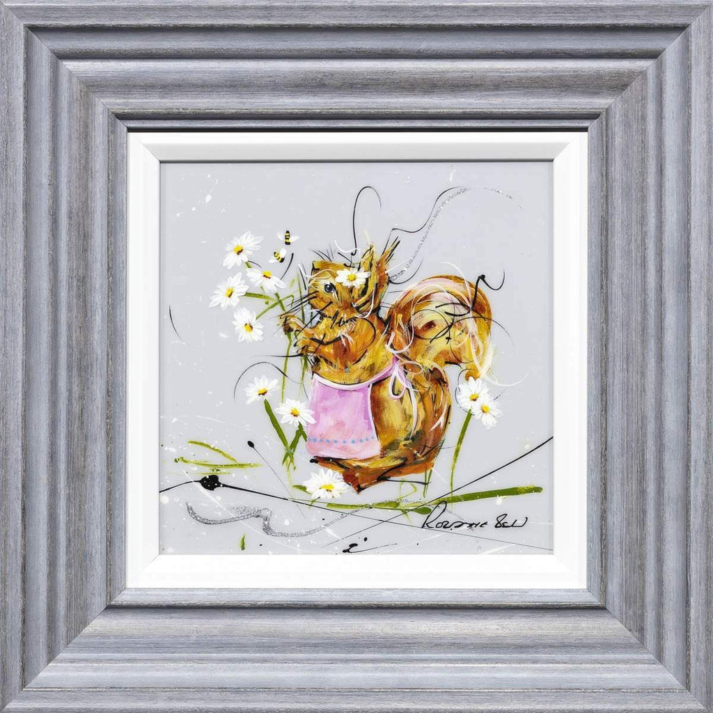 Now Run Along and Don't Get Into Any Mischief - SOLD by artist Rozanne Bell - Wyecliffe Galleries