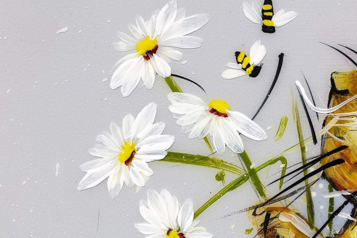 Now Run Along and Don't Get Into Any Mischief - SOLD by artist Rozanne Bell - Wyecliffe Galleries