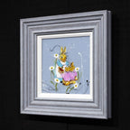 Now Run Along and Don't Get Into Any Mischief - SOLD by artist Rozanne Bell - Wyecliffe Galleries