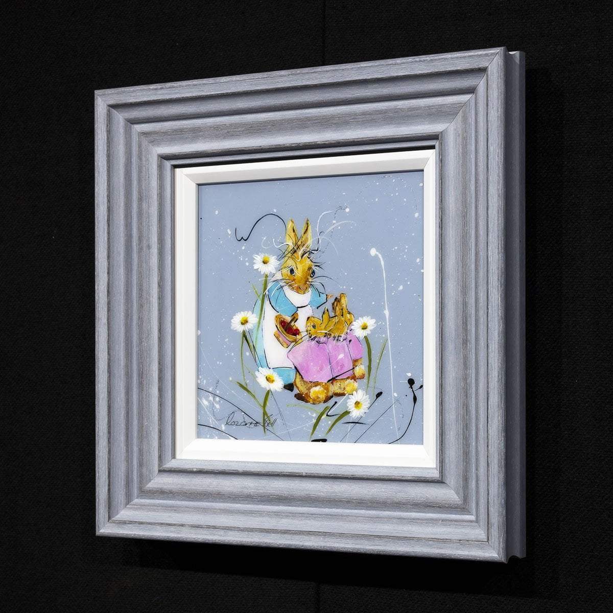 Now Run Along and Don't Get Into Any Mischief - SOLD by artist Rozanne Bell - Wyecliffe Galleries