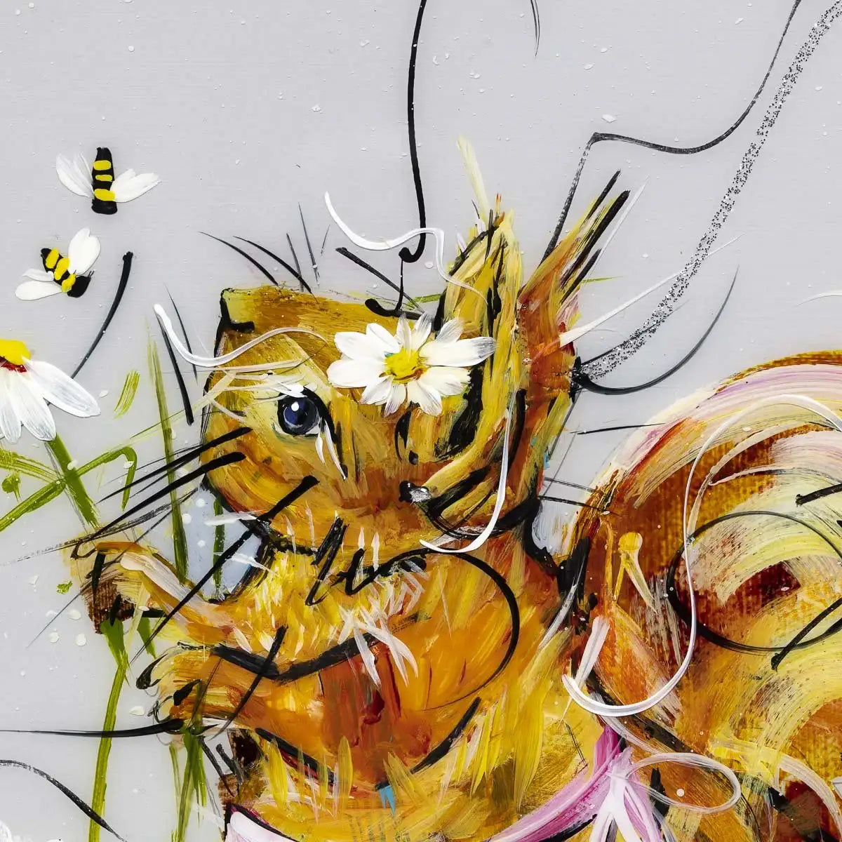 Now Run Along and Don't Get Into Any Mischief - SOLD by artist Rozanne Bell - Wyecliffe Galleries