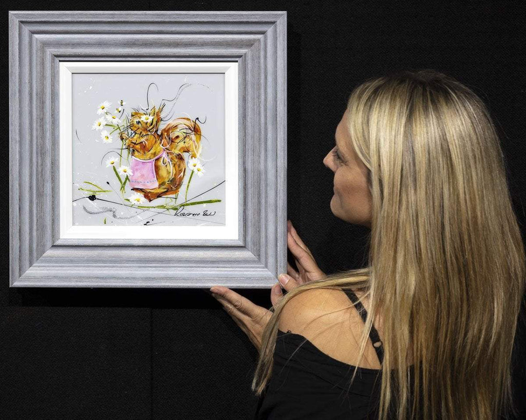 Now Run Along and Don't Get Into Any Mischief - SOLD by artist Rozanne Bell - Wyecliffe Galleries