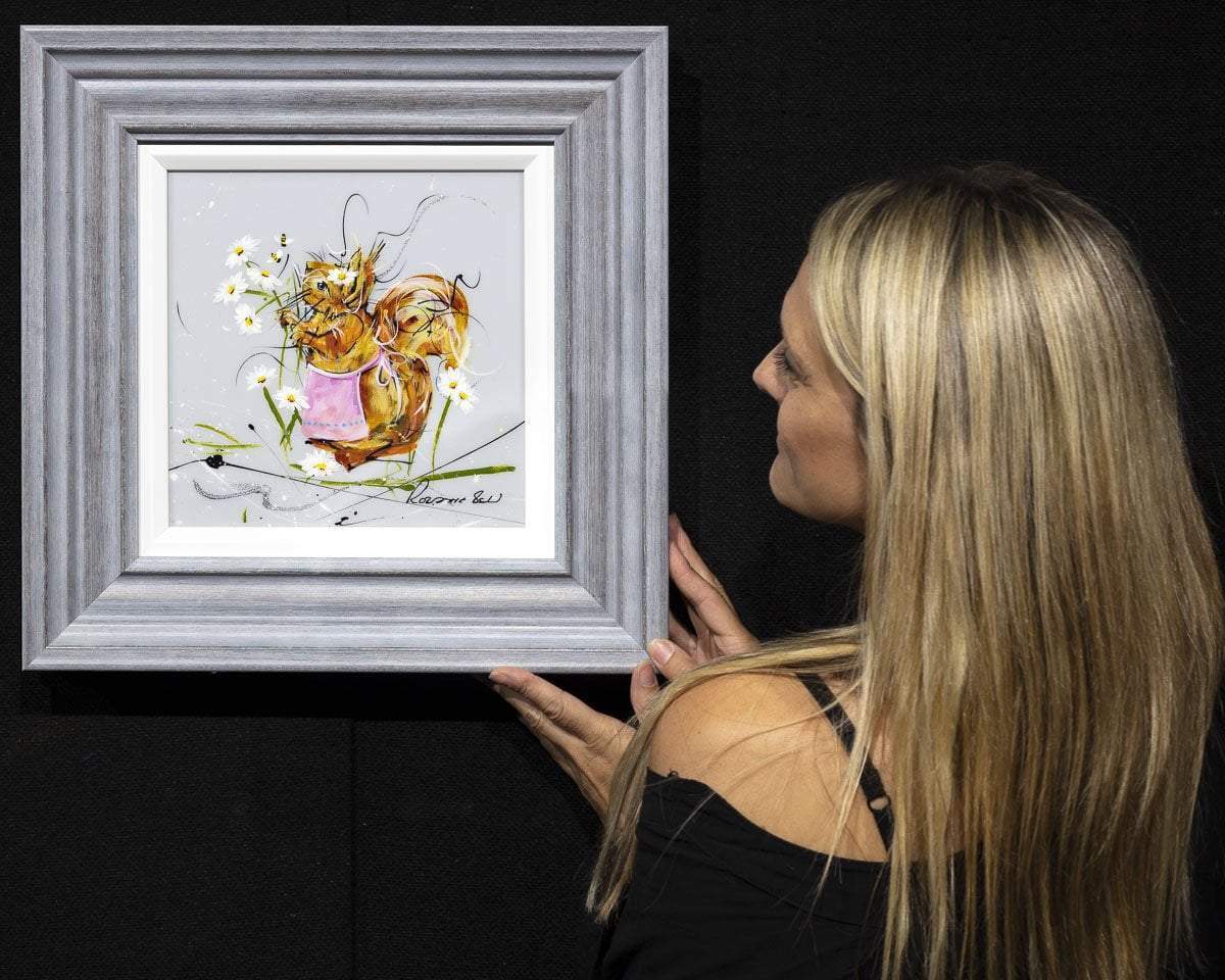 Now Run Along and Don't Get Into Any Mischief - SOLD by artist Rozanne Bell - Wyecliffe Galleries