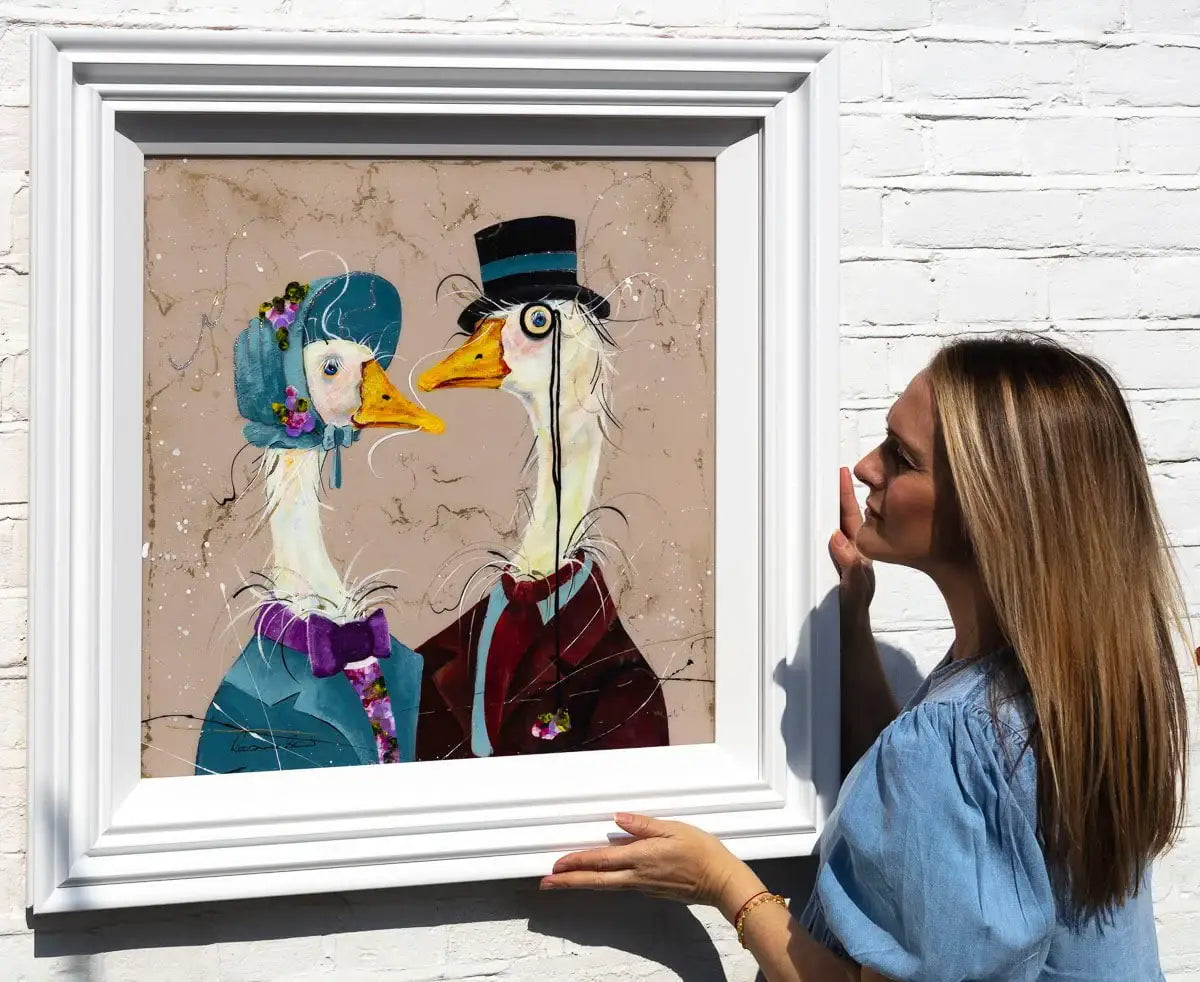 Off to Ascot - Original - SOLD by artist Rozanne Bell - Wyecliffe Galleries