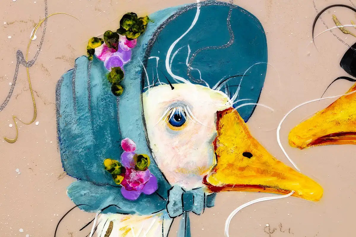 Off to Ascot - Original - SOLD by artist Rozanne Bell - Wyecliffe Galleries