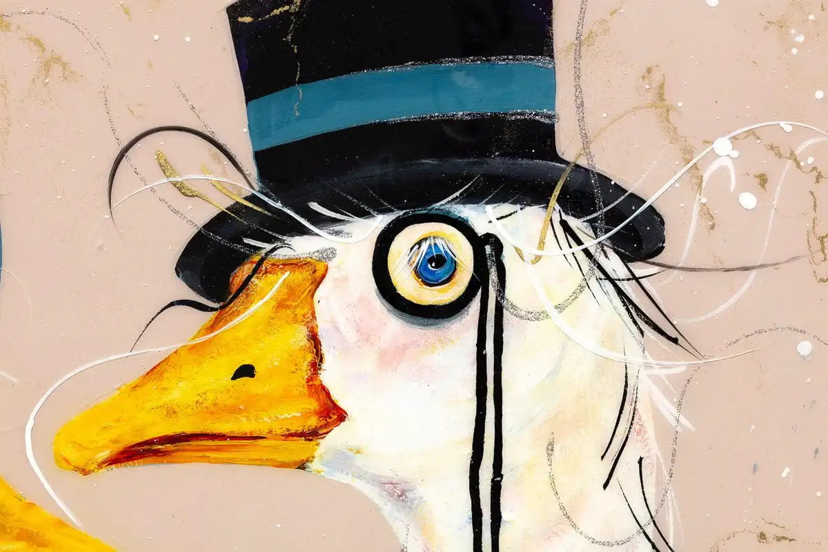 Off to Ascot - Original - SOLD by artist Rozanne Bell - Wyecliffe Galleries