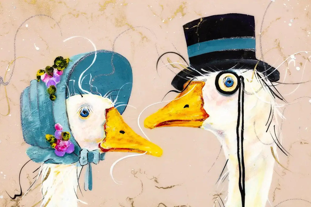 Off to Ascot - Original - SOLD by artist Rozanne Bell - Wyecliffe Galleries