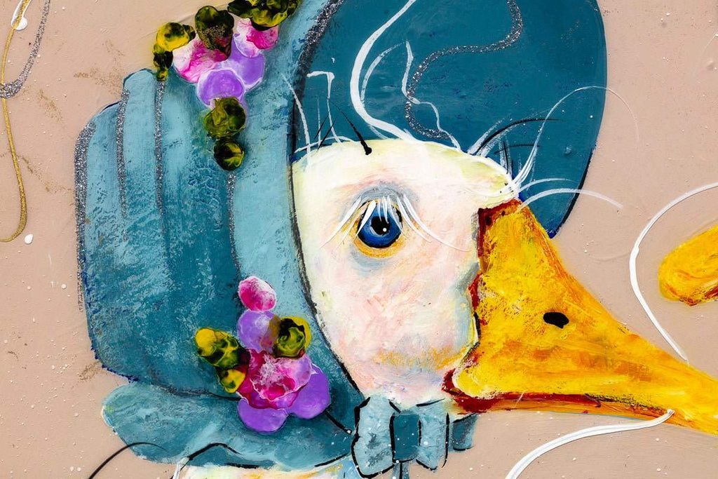 Off to Ascot - Original - SOLD by artist Rozanne Bell - Wyecliffe Galleries