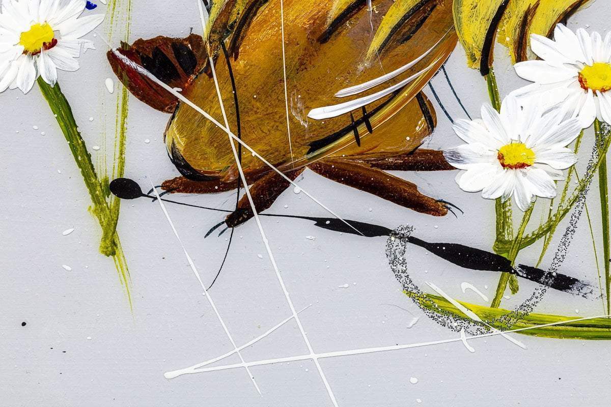 'Oh, bother' - Original Set of 4 - SOLD by artist Rozanne Bell - Wyecliffe Galleries