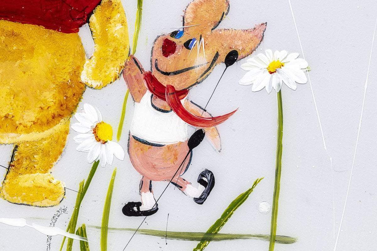 'Oh, bother' - Original Set of 4 - SOLD by artist Rozanne Bell - Wyecliffe Galleries