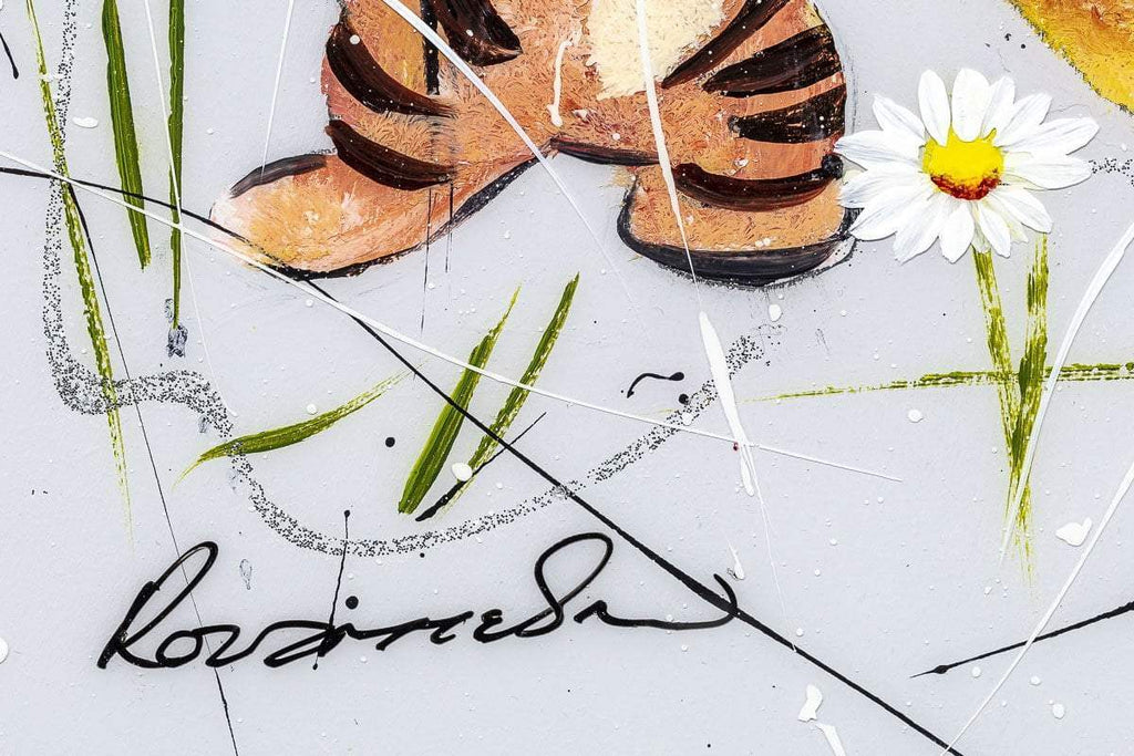 'Oh, bother' - Original Set of 4 - SOLD by artist Rozanne Bell - Wyecliffe Galleries