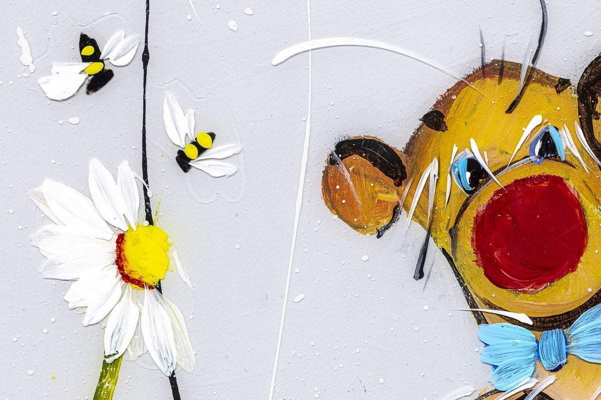 'Oh, bother' - Original Set of 4 - SOLD by artist Rozanne Bell - Wyecliffe Galleries